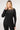 Body Sculpt Long Sleeve Full Length Mesh Detail Top with Built-In Bra Black by TLC Sport