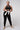 Plus size compression leggings black pockets tummy control figure firming - TLC Sport