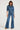 Joan The High Waisted Patch Pocket 70's Flare | My Side [Blue Denim]
