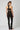 Lightweight Strong Compression Slim Fit Bootleg with High Tummy Control Black by TLC Sport