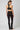 Lightweight Strong Compression Slim Fit Bootleg with Standard Tummy Control Black by TLC Sport