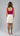 BackView, miniskirt for women, a versatile cream mini and structured lined mini skirt designed for taller frames.