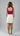 BackView, miniskirt for women, a versatile cream mini and structured lined mini skirt designed for taller frames.