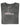 A folded dark grey medium tall t-shirt showing the tagless label.