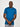 A tall and slim man in the studio standing in front of a light background. The smiling model is wearing an extra long slim azure t-shirt in a size large. The tall large t-shirt features a 3" longer body, 100% organic cotton, and is soft & preshrunk. The large t-shirt is ideal for tall slim men 6'2"+.