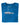 A close up of the tagless itch-free azure tall t-shirt neck label.