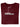 A folded cabernet medium tall t-shirt showing the tagless label.