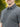 A close up of a stay-flat dark slate tall polo collar.