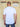 A shot from behind of a tall slim man wearing an XL tall heavyweight white t-shirt.