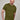 A tall and slim man in the studio standing in front of a light background. The smiling model is wearing an extra long slim olive t-shirt in a size XL. The tall olive t-shirt features a 3" longer body, 100% organic cotton, and is soft & preshrunk. The olive t-shirt is ideal for tall slim men 6'2"+.