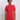 A tall and skinny man in the studio standing in front of a light background. The model is wearing an extra long slim red t-shirt. The red t-shirt features a 3" longer body, 100% organic cotton, and is soft & preshrunk. The red t-shirt is ideal for tall slim men 6'2"+.