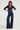 Minnie The High Top Full Length Wide Leg Flared Jeans | Working Girl [Dark Wash Denim]