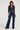 Minnie The High Top Full Length Wide Leg Flared Jeans | Working Girl [Dark Wash Denim]