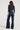 Minnie The High Top Full Length Wide Leg Flared Jeans | Working Girl [Dark Wash Denim]
