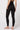 Tummy control leggings black side pockets power mesh waistband full length - TLC Sport