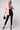 High waisted leggings black phone pocket tummy control worn with crop bra - TLC Sport