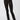 Extra strong compression slim fit bootcut leggings black high waist tummy control front view - TLC Sport
