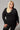 Body Sculpt Long Sleeve Full Length Top with Pocket & Built-In Bra Black by TLC Sport