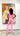 Tally Pink Flare Leggings Set
