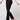 Extra strong compression bootcut leggings black high waist figure firming side view - TLC Sport