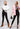 Two models styling Egyptian cotton compression leggings black with blazer and knitwear - TLC Sport